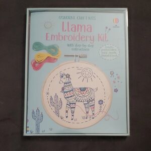Usborne Llama Embroidery Kit – Beginner Craft – New & Unopened
